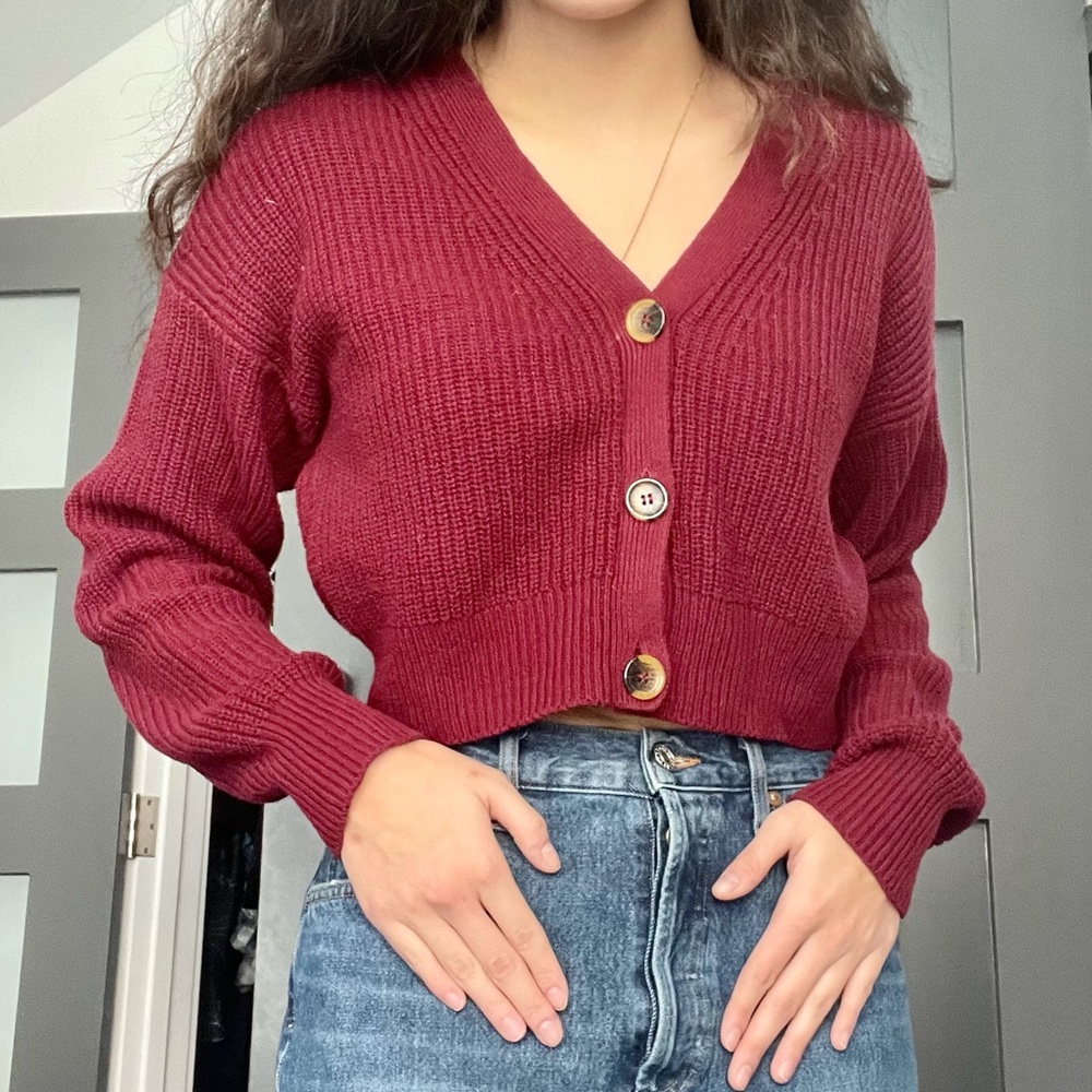 UO Ribbed Knit Cardigan - Picture 3 of 3